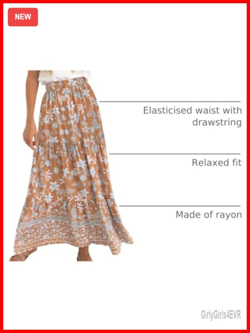 N/A boho floral